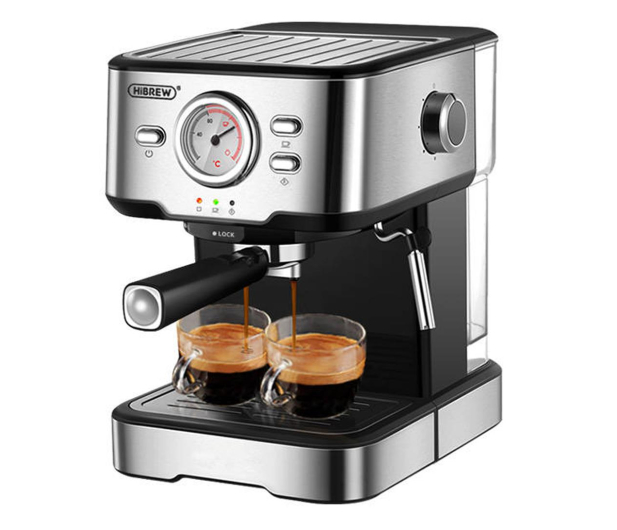 HiBrew Kolbowy ekspres do kawy i na kapsułki H5 - 1049216 - zdjęcie